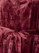 Robe in soft velour with pockets, Red, Packshot image number 2