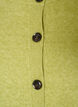 Cardigan with buttons and a rounded front, Green, Packshot image number 2