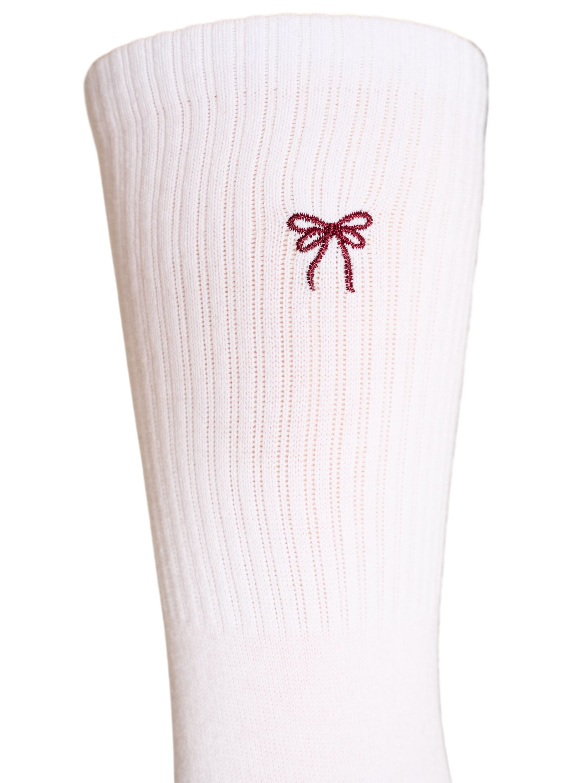 ZizzifashionCotton socks with pattern, White, Packshot image number 2