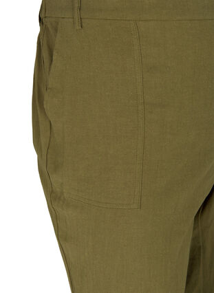 Linen trousers, Ivy green, Packshot image number 2