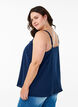 Top with a wavy hem, Blue, Model image number 2