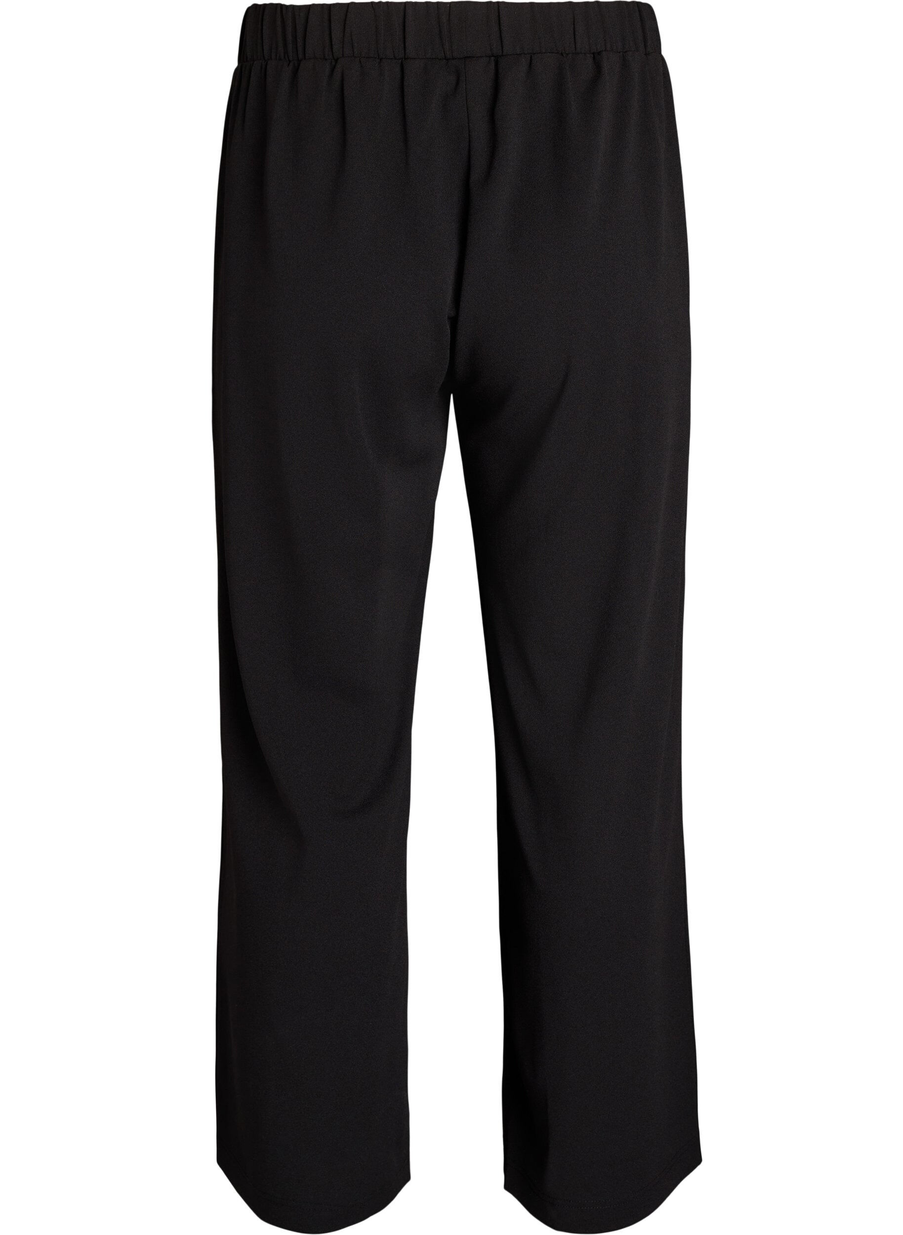 Zizzifashion FLASH - Wide-leg trousers, Black, Packshot image number 1