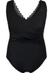 Swimsuit with padded top and cut-out back detail, Black, Packshot image number 1