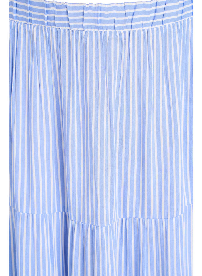 Long skirt with elasticated waist, Light Blue, Packshot image number 2