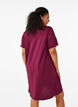 Organic cotton nightgown with v-neck, Red, Model image number 2