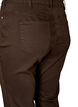Ellen bootcut jeans in coloured denim, Brown, Packshot image number 3