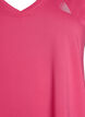 Sports top with V-neck, Pink, Packshot image number 2