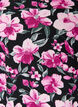 Short-sleeved cotton dress with print, Black, Packshot image number 2