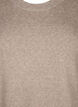 Knitted dress with a round neck and slit, Desert Taupe Mel., Packshot image number 2