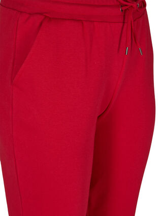 Loose sweatpants with pockets, Red, Packshot image number 2