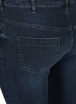 Slim fit cropped Emily jeans, Blue black denim, Packshot image number 3