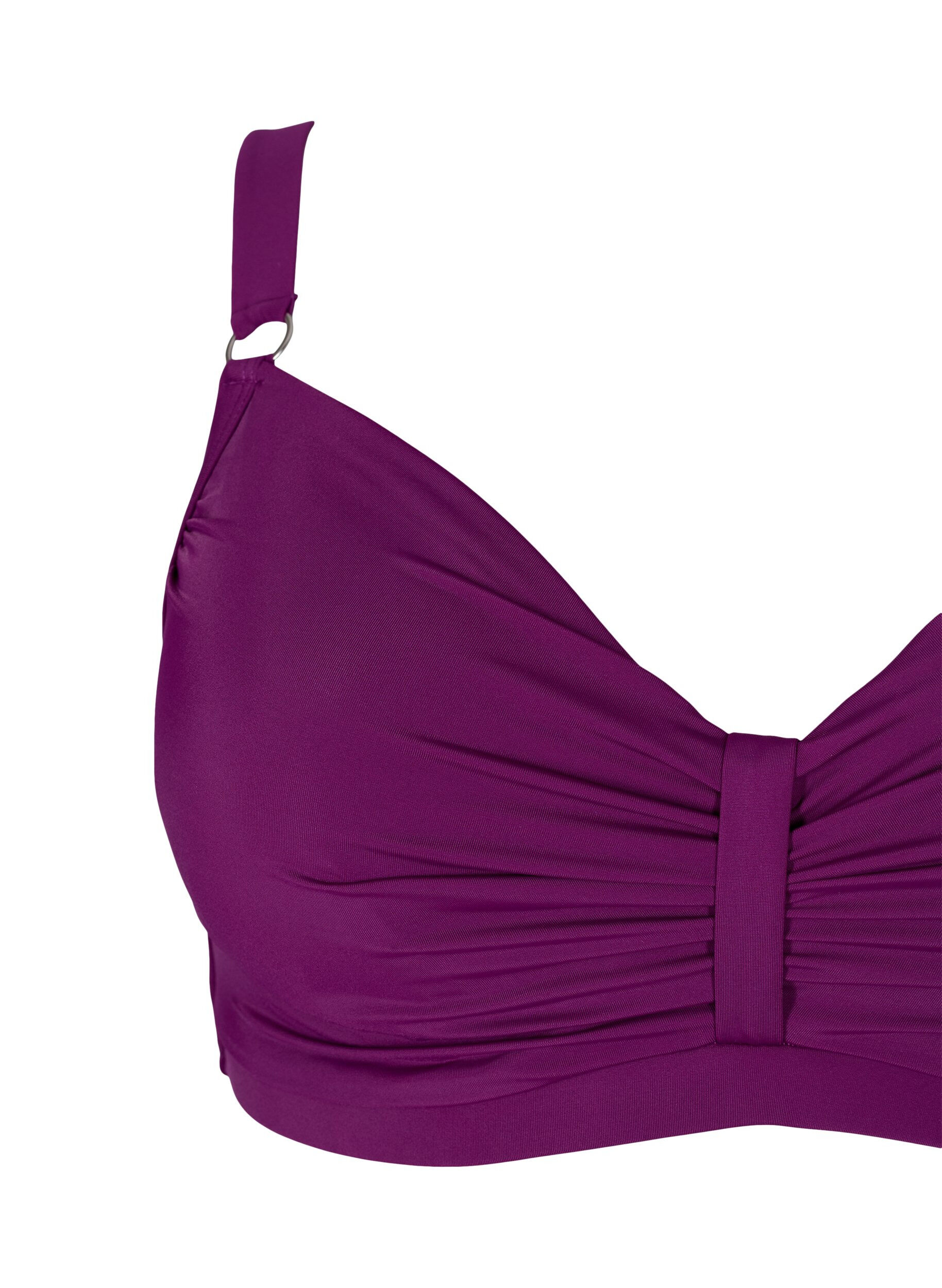 Zizzifashion Bikini top with underwire, Dark Purple, Packshot image number 2