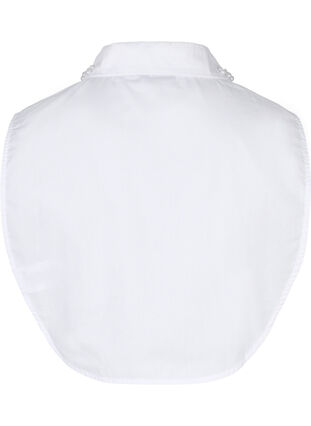 Loose shirt collar with beads, Bright White, Packshot image number 1