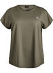 Solid-coloured training T-shirt, Green, Packshot image number 0