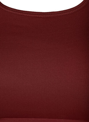 Sports top with a decorative details on the back, Tawny Port, Packshot image number 2