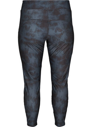Cropped workout leggings, Tie Dye Print, Packshot image number 1