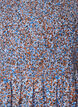 Viscose dress with smock and an all-over pattern, Light Blue, Packshot image number 2