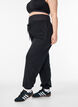 Sweatpants with a wide waistband, Black, Model image number 0