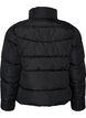 Short puffer jacket with a high collar, Black, Packshot image number 1