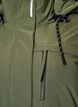 Water-repellent parka with a hood and functional details, Green, Packshot image number 2