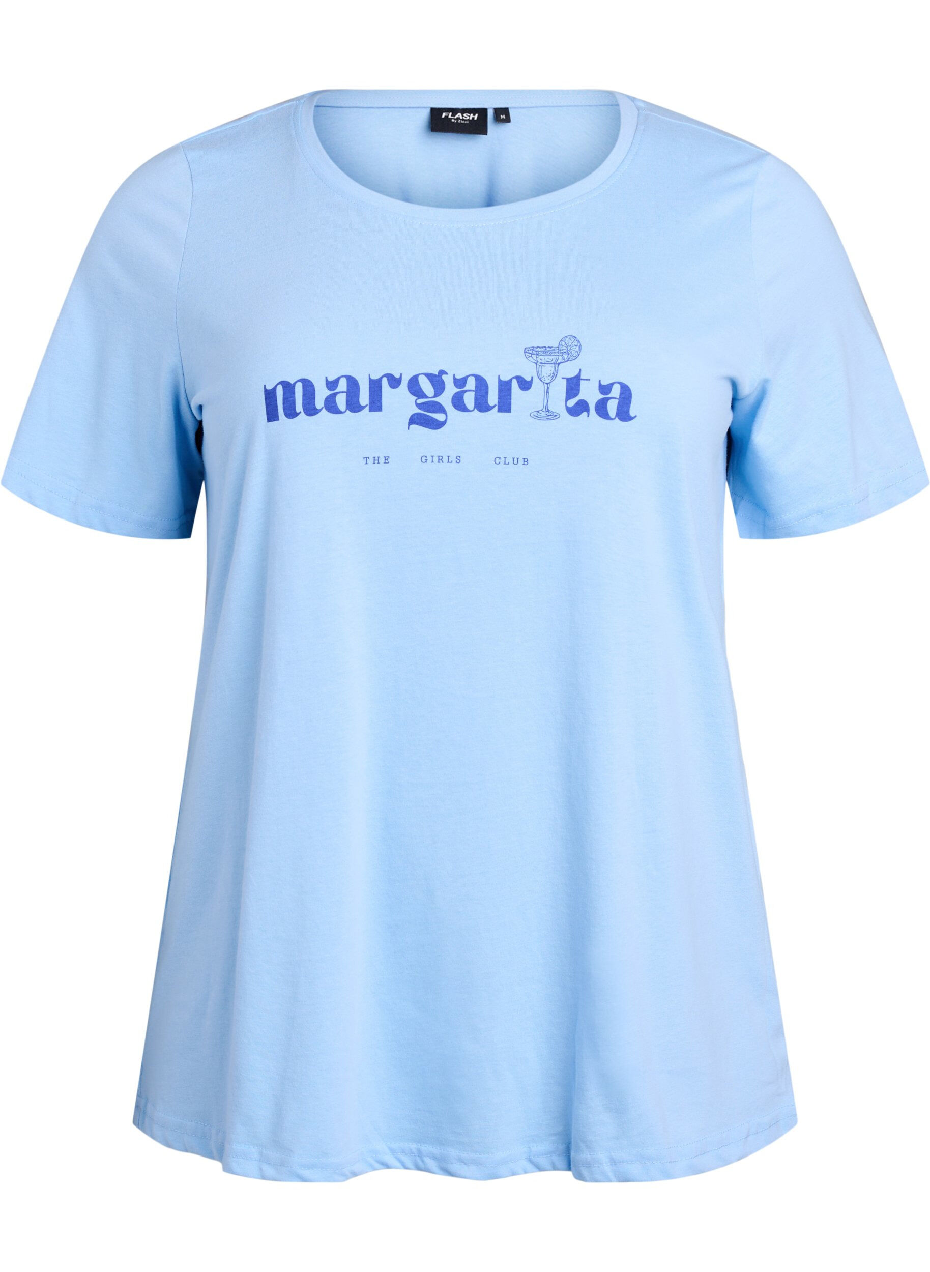 Zizzifashion FLASH - T-shirt with motif, Light Blue, Packshot image number 0