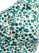 Floral bikini top with ruffle details, Green, Packshot image number 2