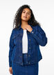 Denim jacket in a stretchy cotton blend, Blue, Model image number 0