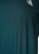 Loose training t-shirt with V-neck, Green, Packshot image number 2