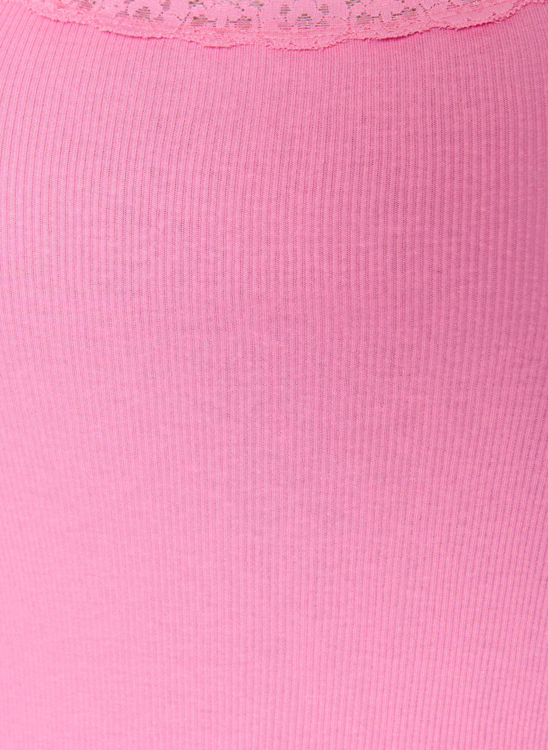 ZizzifashionTop with lace trim, Pink, Packshot image number 2