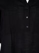 Cotton tunic with 3/4 sleeves, Black, Packshot image number 2