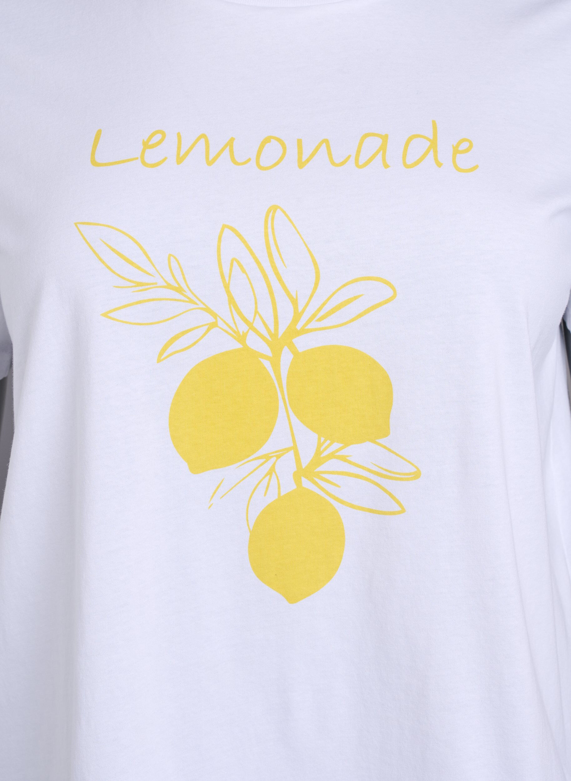 Zizzifashion T-shirt with citrus print, White, Packshot image number 2