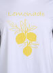 T-shirt with citrus print, White, Packshot image number 2