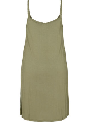 Beach dress in viscose, Ivy green, Packshot image number 1