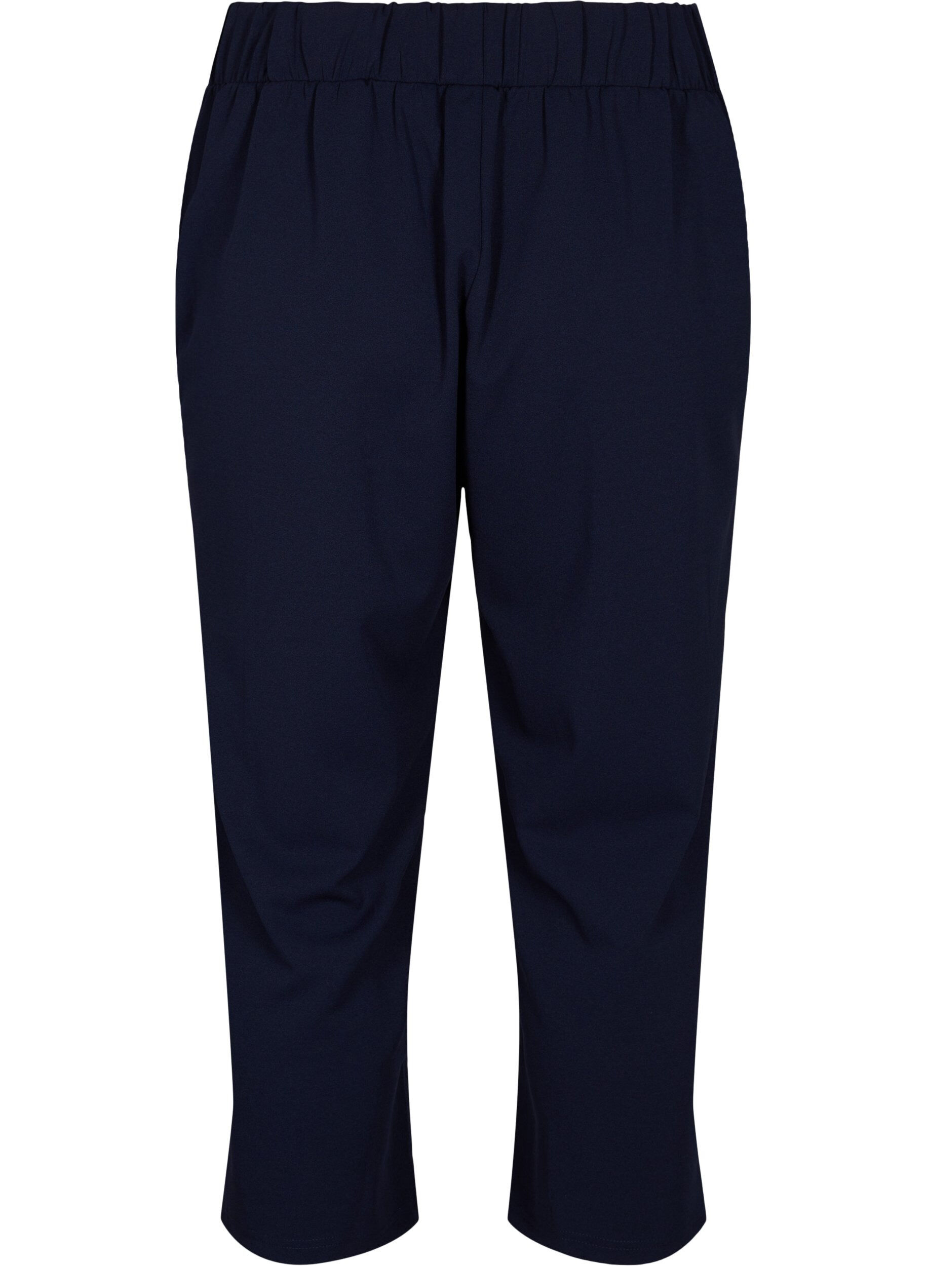Zizzifashion Ankle length trousers with loose fit, Blue, Packshot image number 1