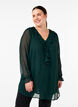 Tunic with ruffles and dotted texture, Scarab, Model image number 0