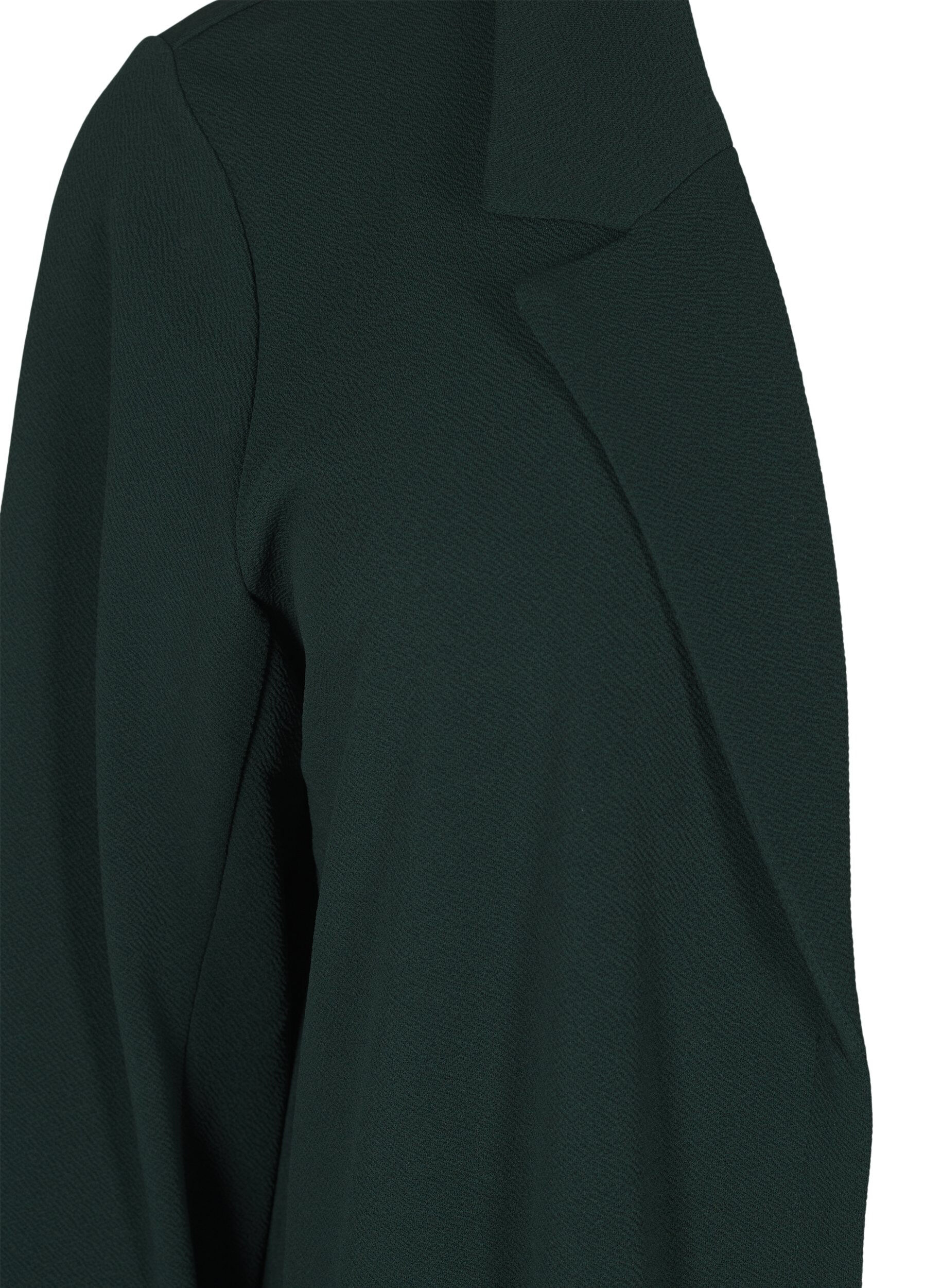 ZizzifashionLong blazer with pockets, Green, Packshot image number 2