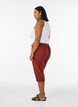 Cotton Capri trousers, Red, Model image number 1
