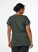 Loose workout t-shirt with short sleeves, Green, Model image number 2
