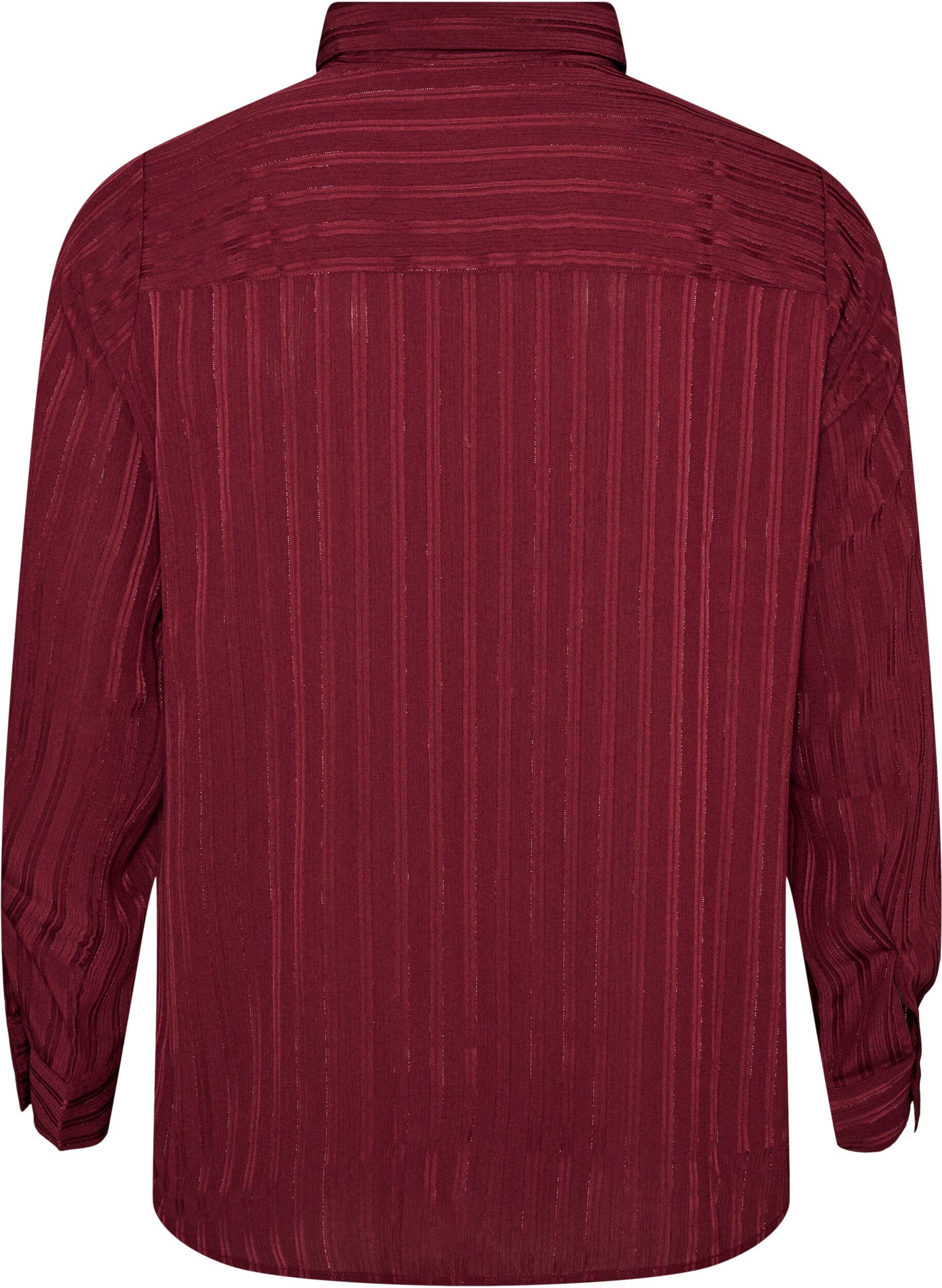 ZizzifashionShirt with textured stripes and glitter threads, Red, Packshot image number 1