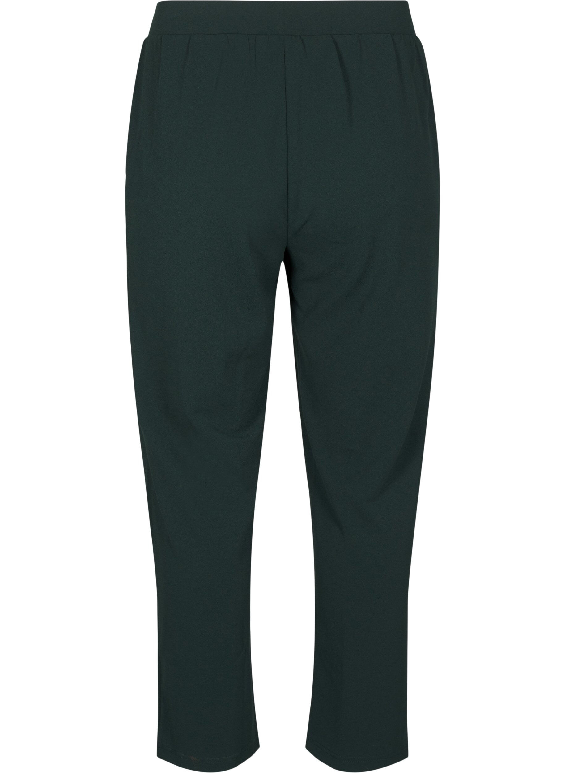 Zizzifashion Straight fit trousers, Green, Packshot image number 1