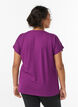 Solid-coloured training T-shirt, Purple, Model image number 2