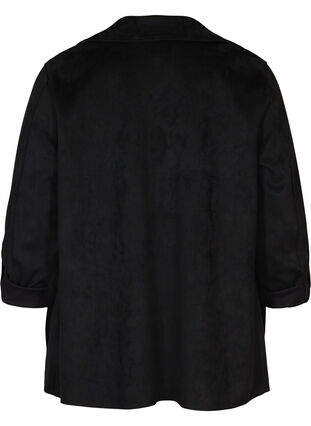 Open jacket with large pockets, Black, Packshot image number 1