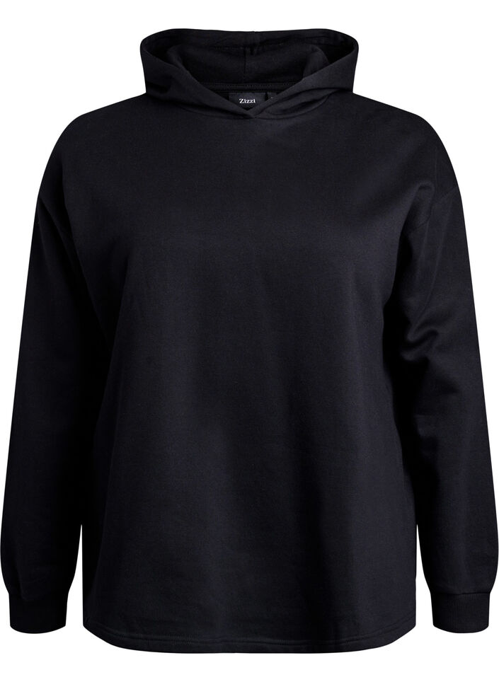 Hooded sweatshirt, Black, Packshot image number 0