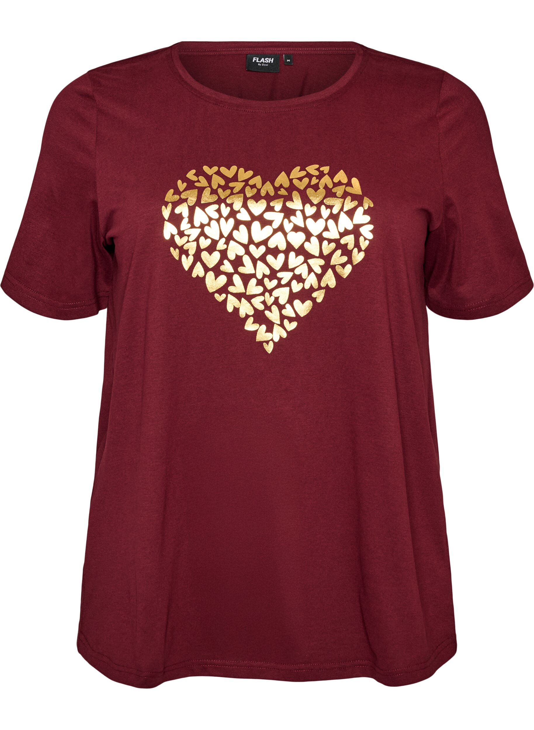 Zizzifashion T-shirt with motif, Red, Packshot image number 0