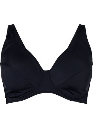 Bikini top with underwire, Black, Packshot image number 0