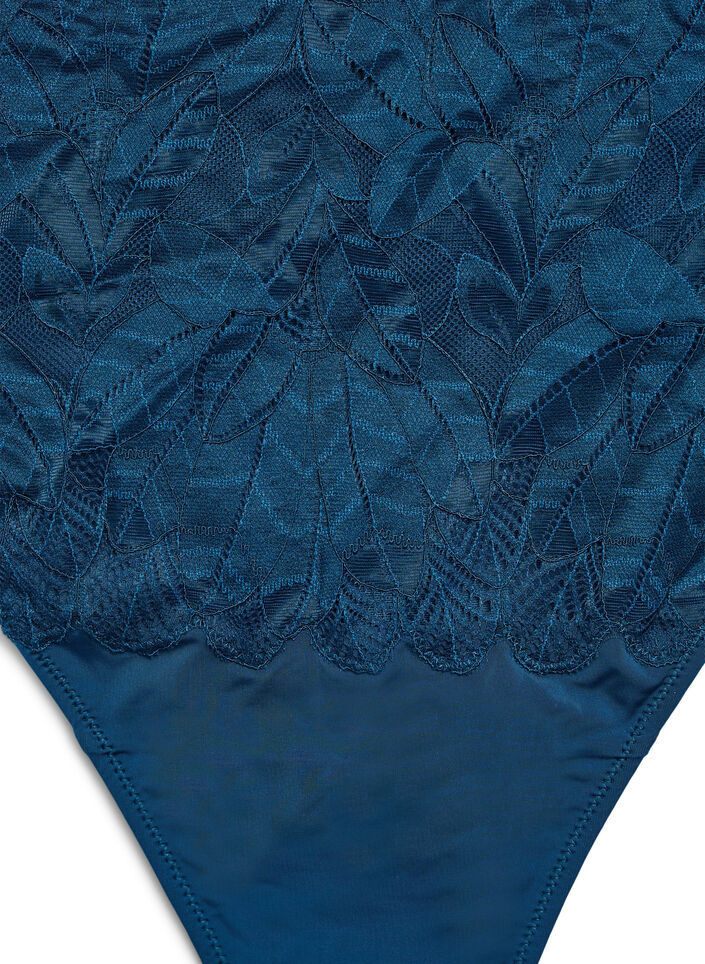 Lace thong, Blue, Packshot image number 2