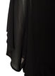 Chiffon blouse with balloon effect, Black, Packshot image number 3