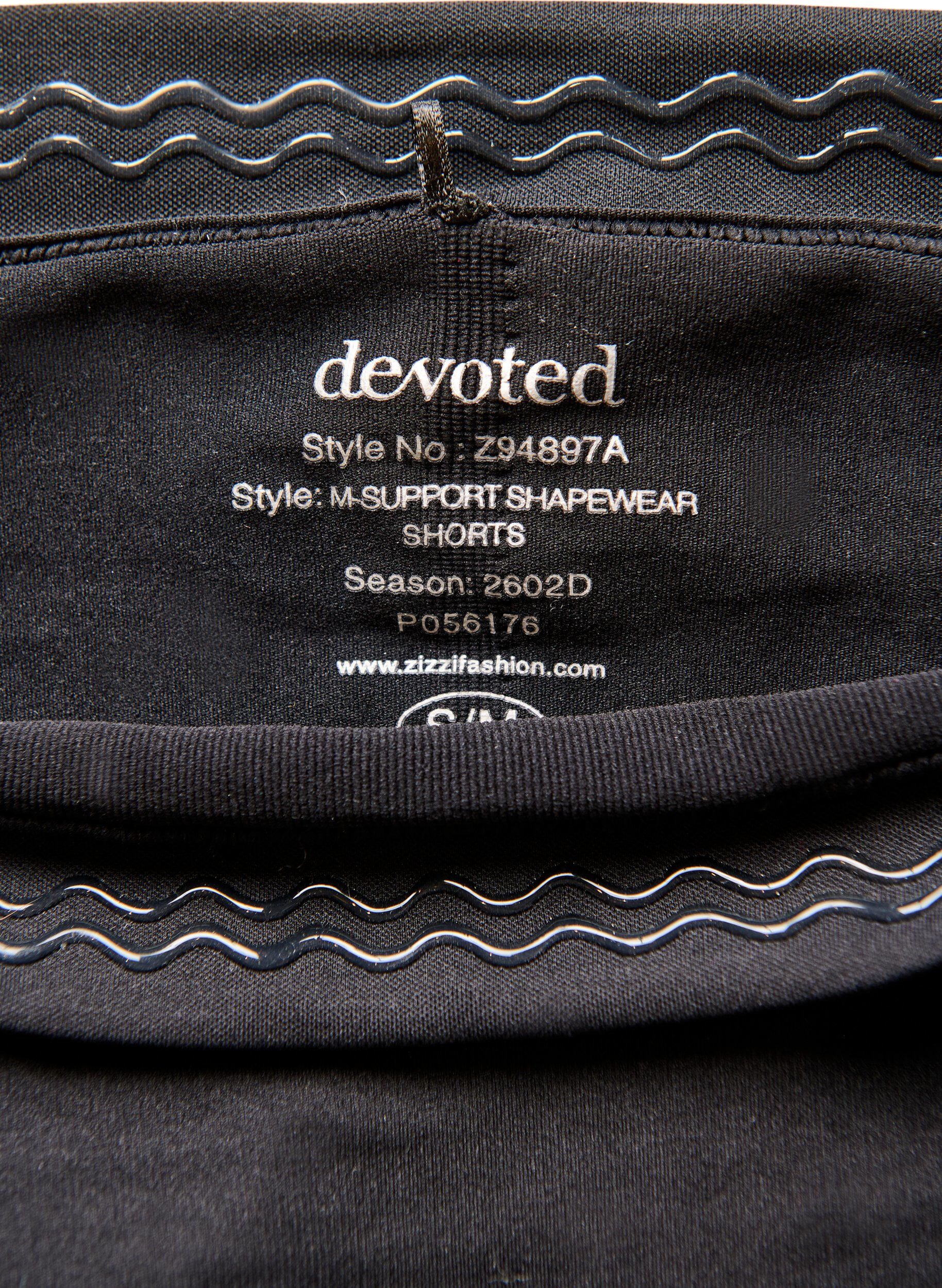 Zizzifashion Shapewear shorts with medium support and a high waist, Black, Packshot image number 4