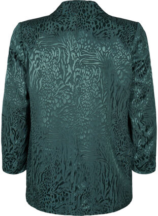 Viscose blazer with tone-on-tone print, Ponderosa Pine, Packshot image number 1