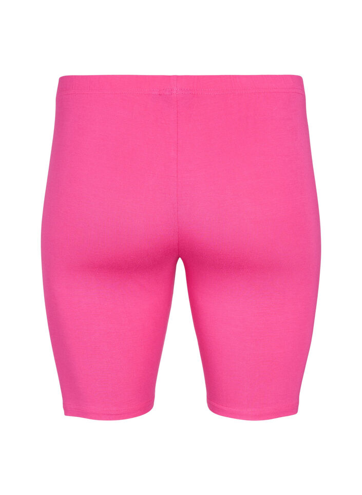 Plain-coloured basic bike shorts, Pink, Packshot image number 1